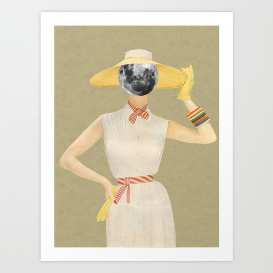 Moon Beauty Art Print