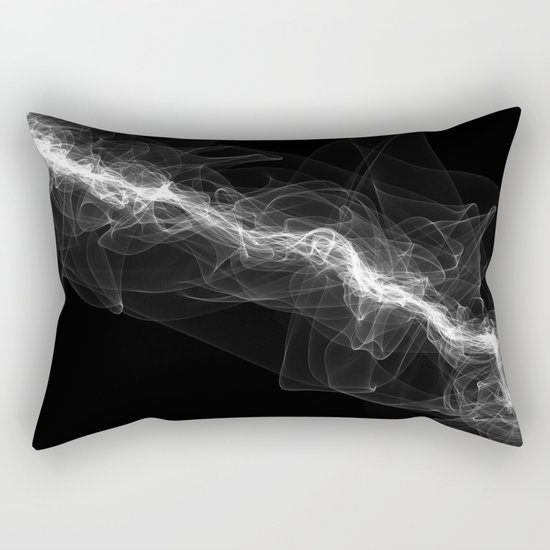 Smoke White Rectangular Pillow