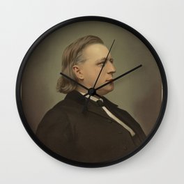 Henry Ward Beecher - from a photograph by Rockwood & Co. of New York., Vintage Print Wall Clock