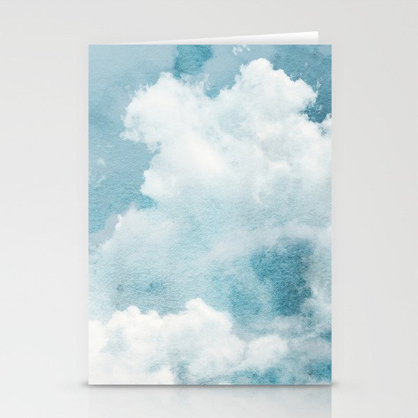 Blue Cloudy Stationery Cards