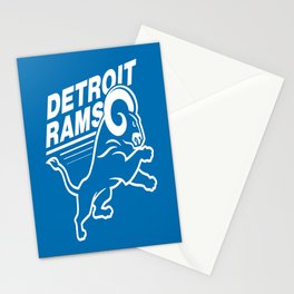 Detroit rams 2022 Stationery Card