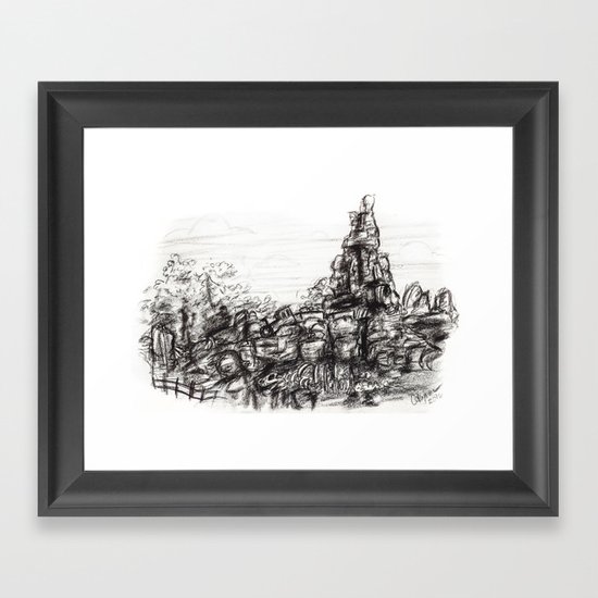 Big Thunder Mountain Framed Art Print
