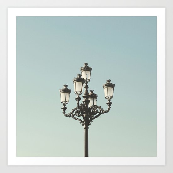 Lamppost Art Print