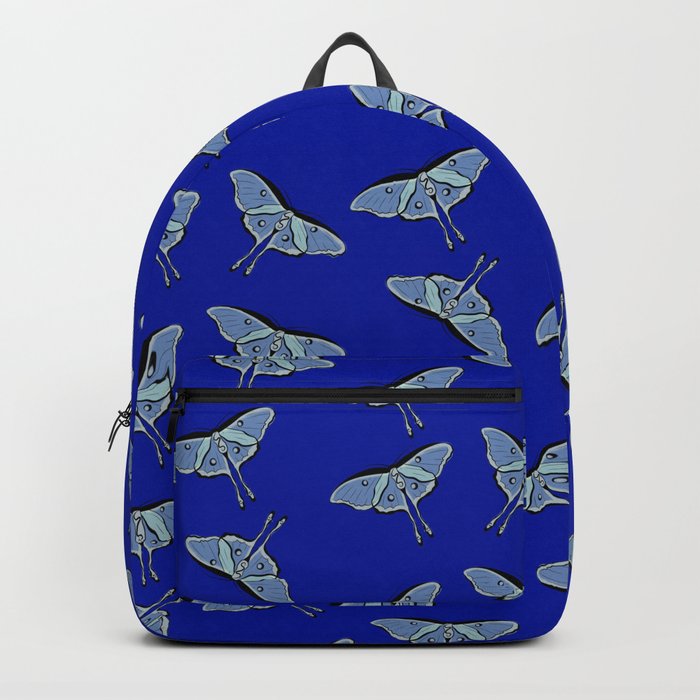 Lunar Moths Blue Backpack