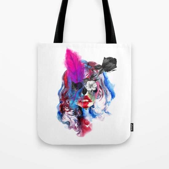 Skull Girl Tote Bag