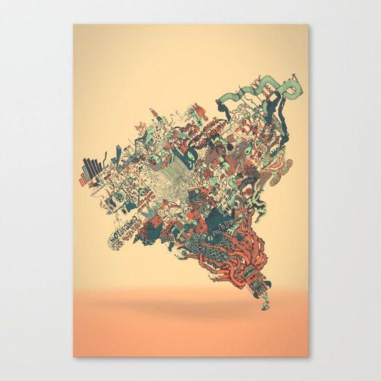 Easy Does It Canvas Print
