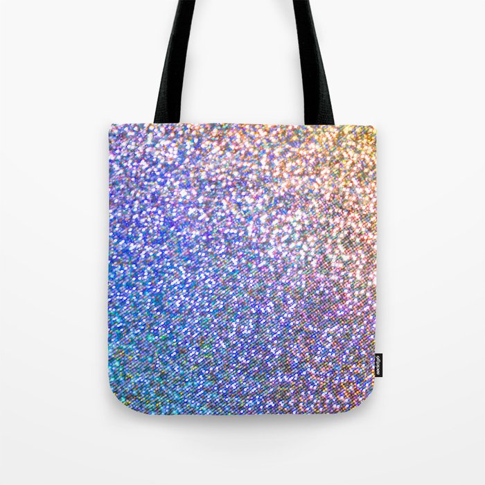 glitter rainbow bag