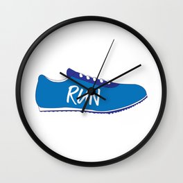 Running Shoes Wall Clock