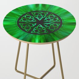 Celtic Knot Star Flower Side Table