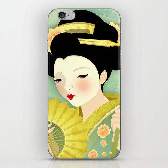 Geisha: Olive iPhone & iPod Skin
