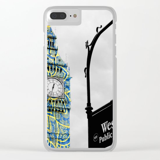 Funky Landmark - London Clear iPhone Case