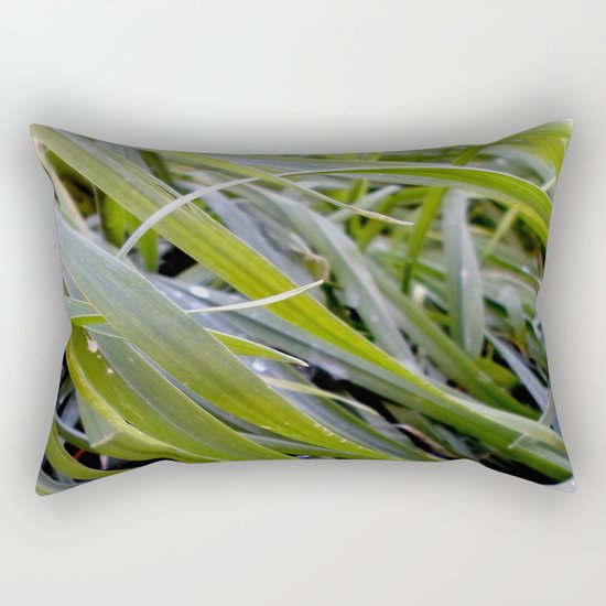 water and greenery Rectangular Pillow