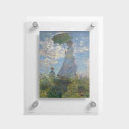 Woman with a Parasol, Monet Floating Acrylic Print