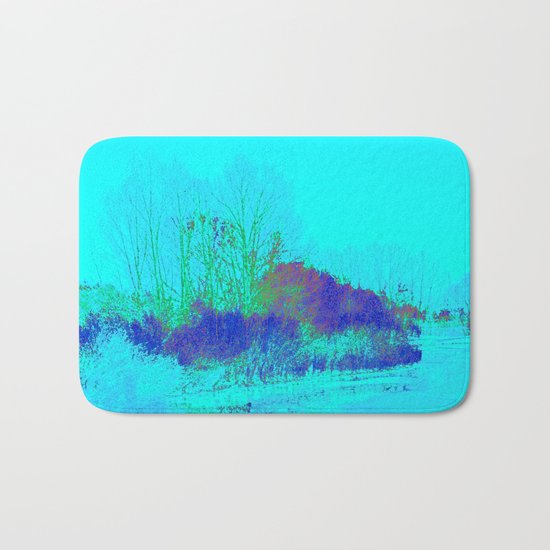 Emerging from the fog Bath Mat