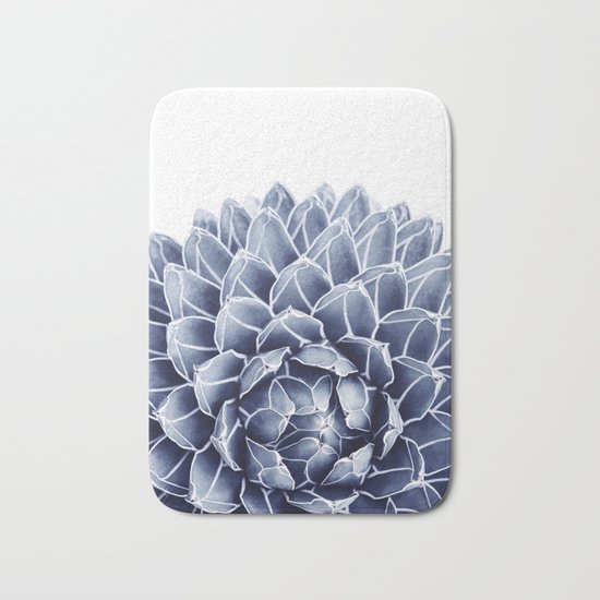 Succulent splendour - chambray Bath Mat