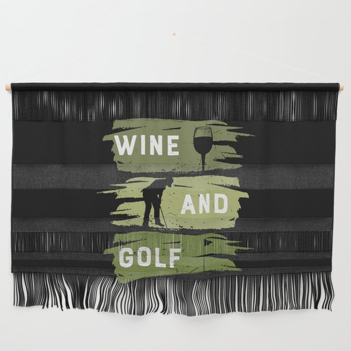 Wine And Golf Wall Hanging