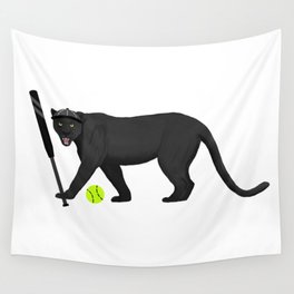 Panther Softball Wall Tapestry