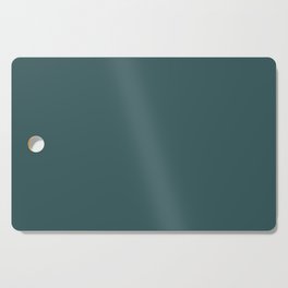 Dark Aqua Gray Solid Color Pantone Jasper 19-5413 TCX Shades of Blue-green Hues Cutting Board