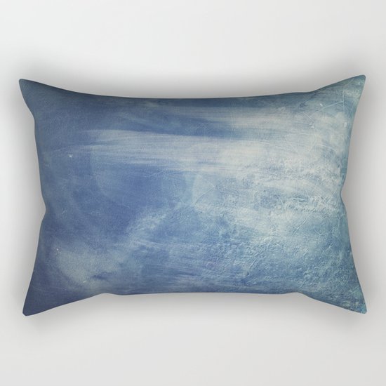 texture bleue Rectangular Pillow