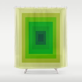 green gradient Shower Curtain