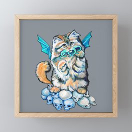 Kitten-thullu Framed Mini Art Print