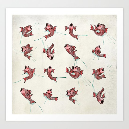 Pescado Art Print