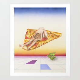 Pizza 69 Art Print