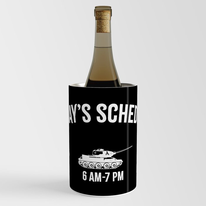 Coffee Tank Beer Funny Military Video Gamer Wine Chiller