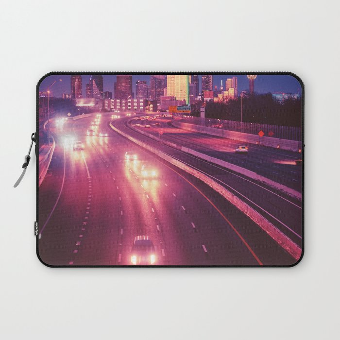 dallas skyline Laptop Sleeve