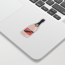 French Champagne Collection – Navy & Coral Sticker