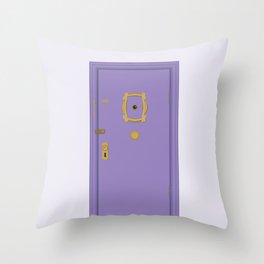Purple Door - Friends Apartment Throw Pillow