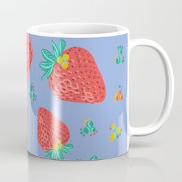 Strawberries | Purple Coffee Mug
