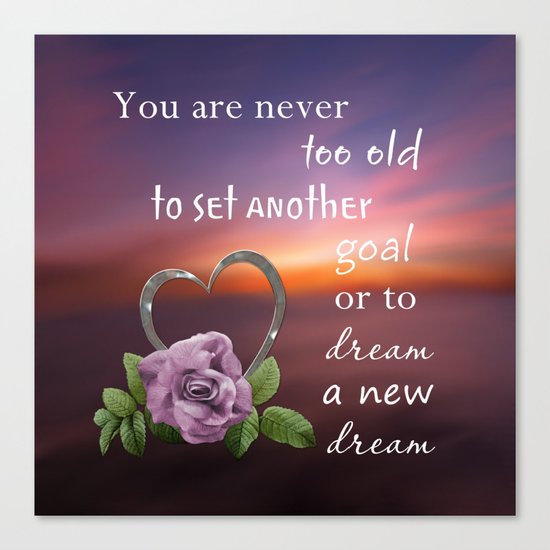Never Too Old Canvas Print