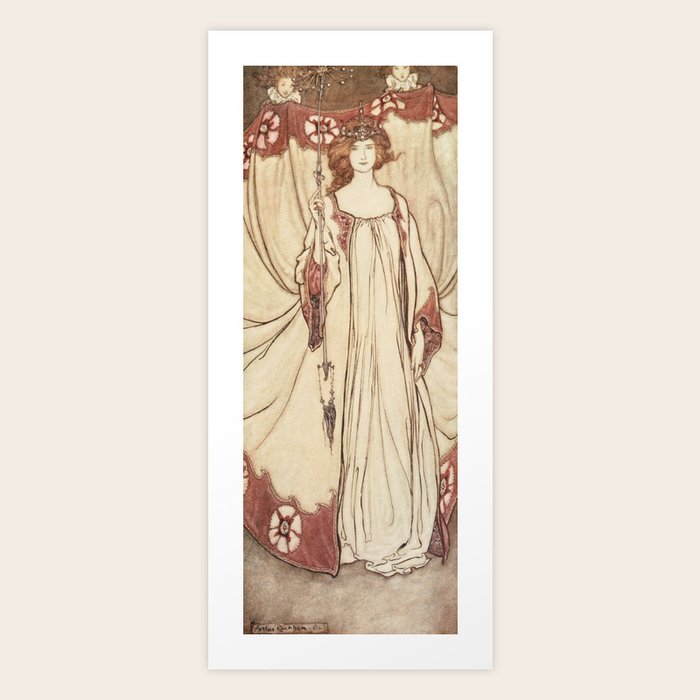 Queen Mab by Arthur Rackham from "PeterPan in Kensington Gardens," 1906