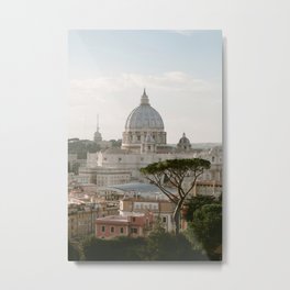 St. Peter's Basilica at Sunset Metal Print