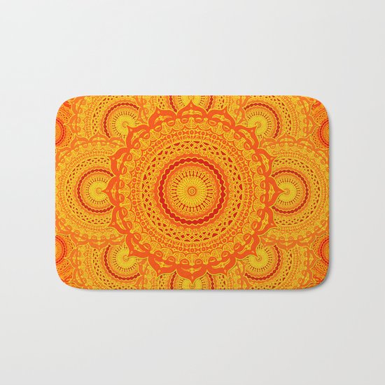 omulyána dancing gallery mandala Bath Mat