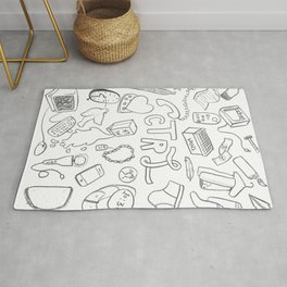 vans off the wall rug