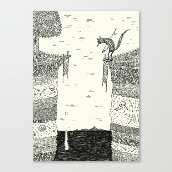 'Broken Bridge' Canvas Print
