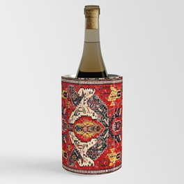 Dragon Sumakh Antique East Caucasus Kuba Rug Print Wine Chiller