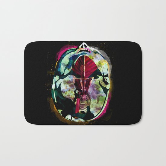 Head (Anatomy 08) Bath Mat