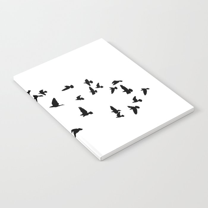 Flock of flying birds Notebook