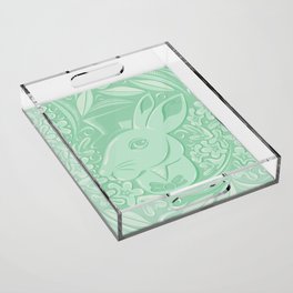 Jade Rabbit Acrylic Tray