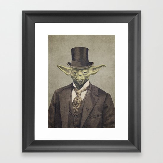 Sir Yodington Framed Art Print
