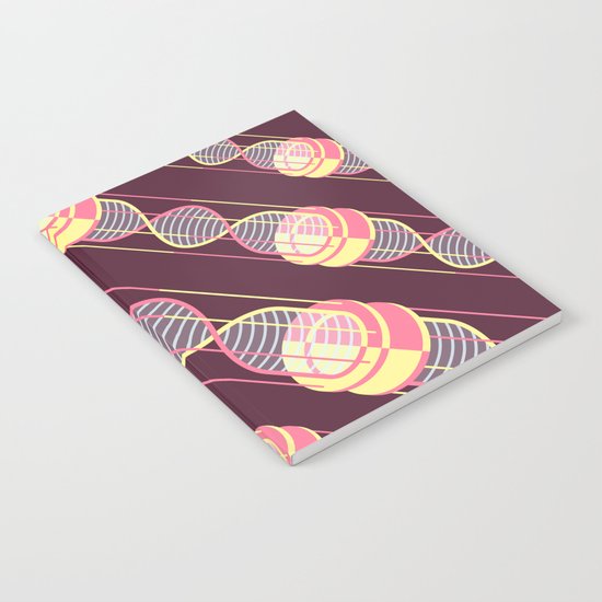 power time gravity love pattern Notebook