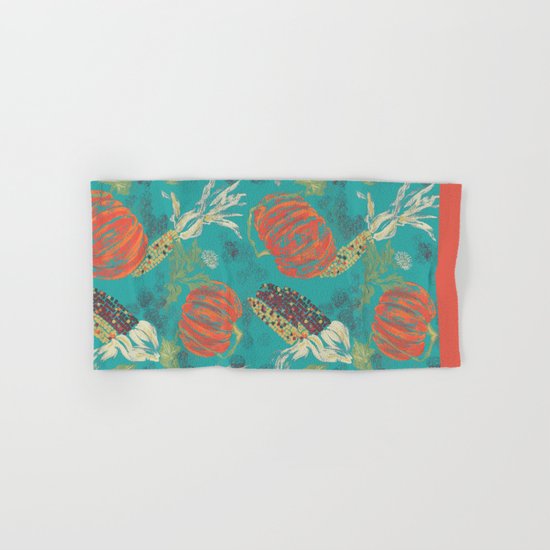 pumpkin patch day Hand & Bath Towel
