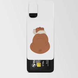 Orange White English Bulldog Back Side Android Card Case