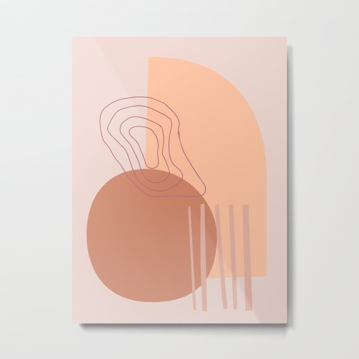 Peach Blush  Metal Print