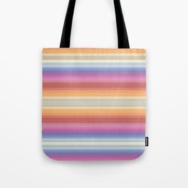 sun down stripe Tote Bag | Fade, Softcolors, Spa, Painting, Sunset, Soothing, Relaxing, Twilight, Rainbow, Meditation 