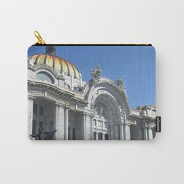 Mexico Photography - White Palace Under The Blue Sky Carry-All Pouch