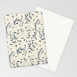 Delicate leaf branch pattern Stationery Card